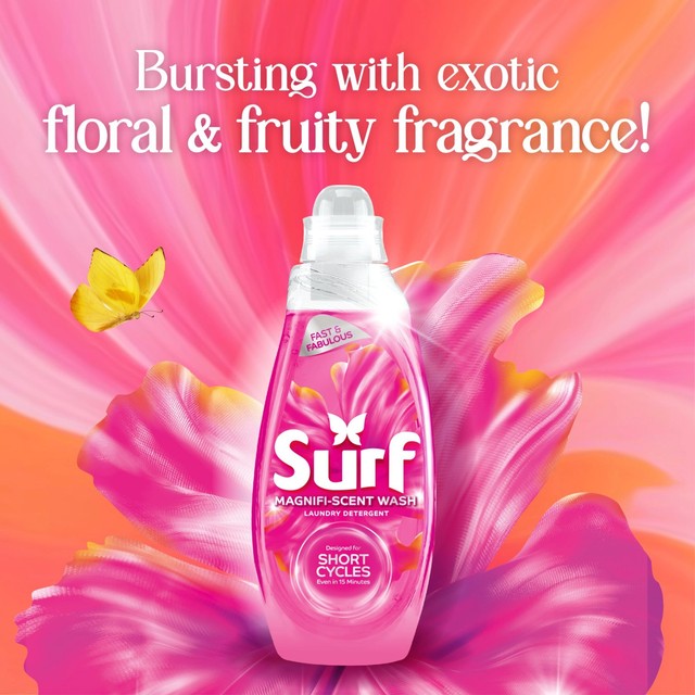 Surf laundry liquid Floral Fusion 31 washes (British brand)
