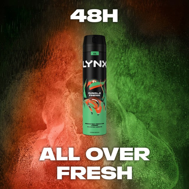 Lynx Jungle Fresh men's deodorant body spray 250ml, UK version