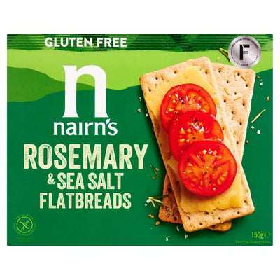 M&S Nairn's Gluten Free Flatbreads Rosemary & Sea Salt 150g- Buy online at McGrocer