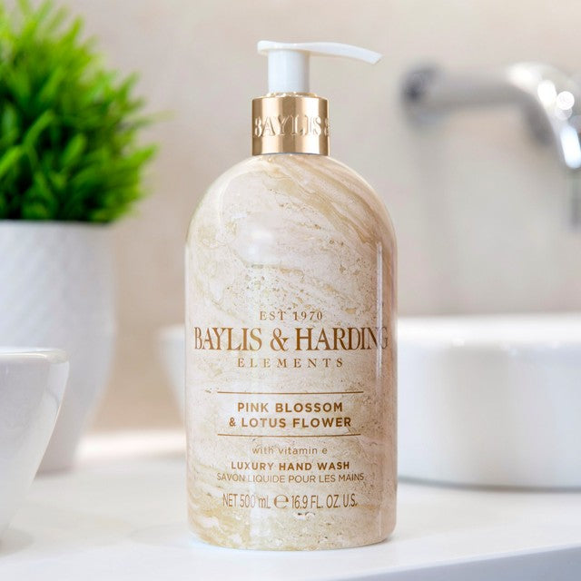 Baylis & Harding Pink Blossom Hand Wash 500ml, imported from the UK