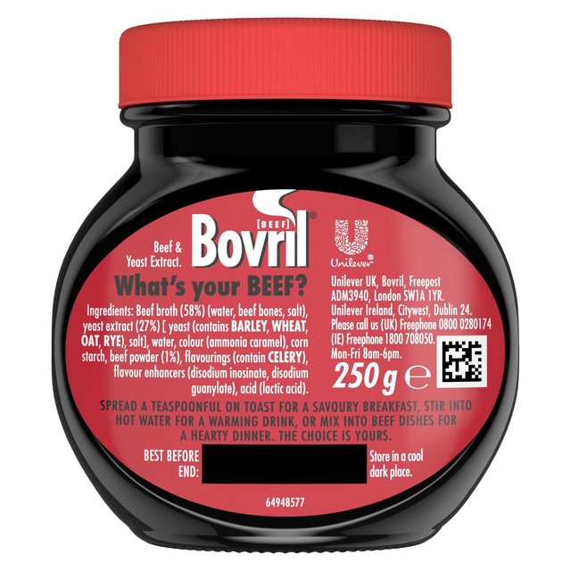 Bovril Beef Yeast Extract Spread 250g - British product