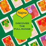 Najma smoked and cooked chicken sausages 400g, imported from the UK