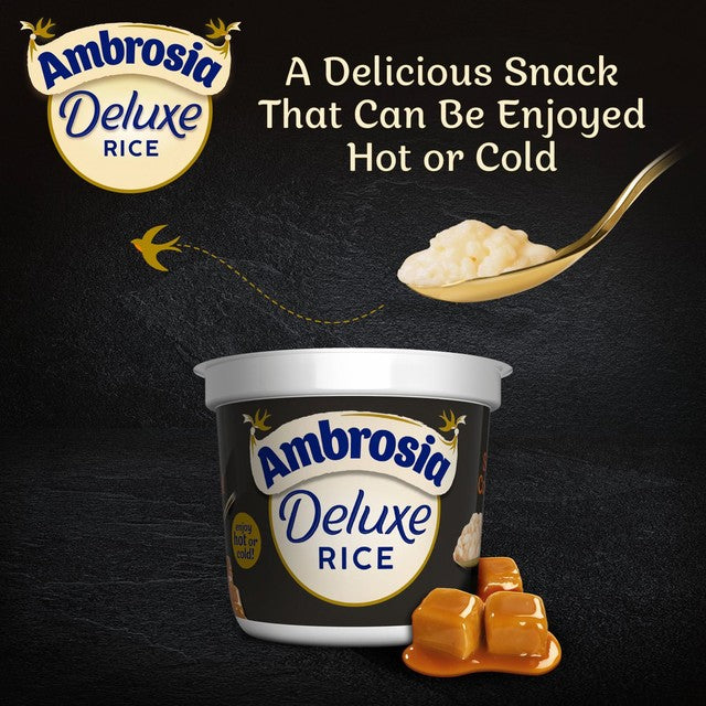Ambrosia salted caramel rice pudding dessert pots 2 x 110g - British product