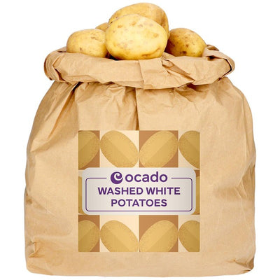 Sac de 5 kg de pommes de terre blanches britanniques lavées Ocado