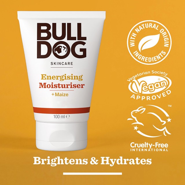 Bulldog energising moisturiser 100ml - British product