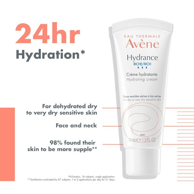 Avène Hydrance Rich Face Cream 40ml - British product