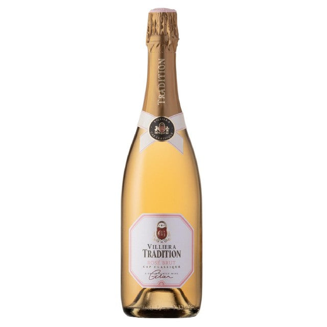 Villiera Rose sparkling wine 75cl (British brand)