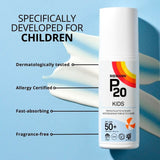 P20 sun cream kids 100ml, imported from the UK