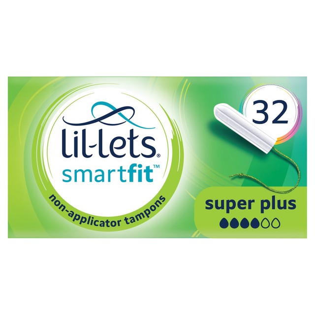 Lil-Lets Super Plus Non-Applicator Tampons 32 Pack, UK version