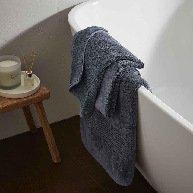 M&S Egyptian cotton face towels charcoal, imported from the UK