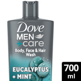 Dove mint and eucalyptus shower gel 700ml - British product