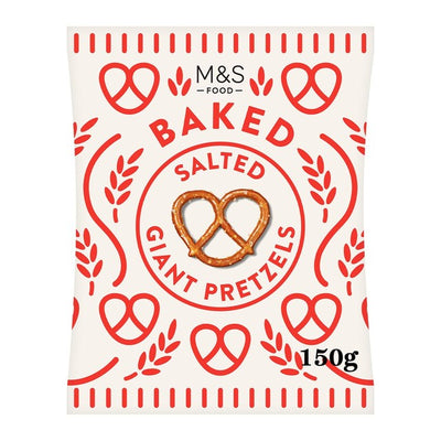 M&S Gesalzene Riesenbrezel Snack 150g