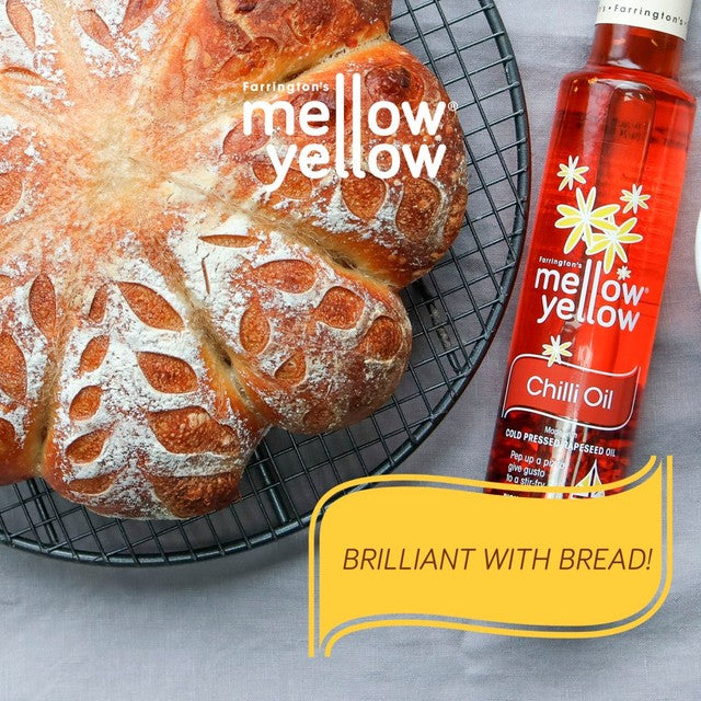 Farringtons Mellow Yellow chilli infused oil 250ml - British product