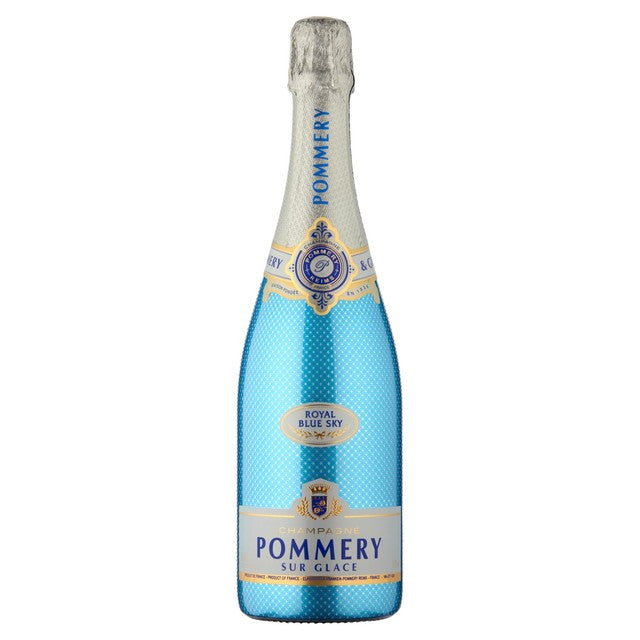 Pommery Blue Sky Demi Sec Champagne 75cl, imported from the UK