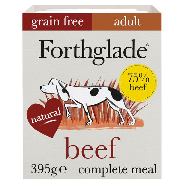 Forthglade wet dog food beef with sweet potato 395g - British product