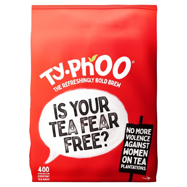 Typhoo black tea bags 400 bags (British brand)
