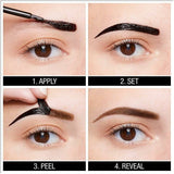 Maybelline Tattoo Brow Peel Off Tint Gel in Warm Brown, imported from the UK