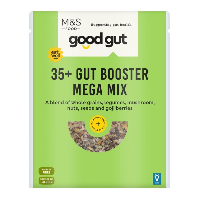M&S Gut Booster Mega Mix 300g, imported from the UK