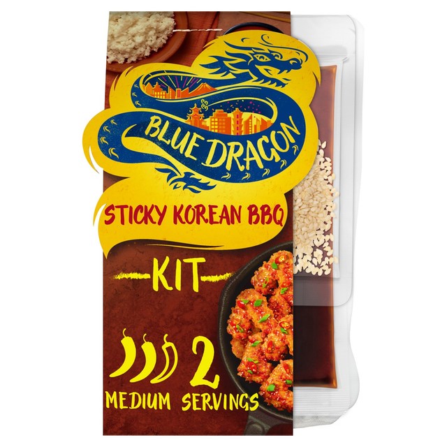 Blue Dragon Sticky Korean BBQ meal kit 222g - British product
