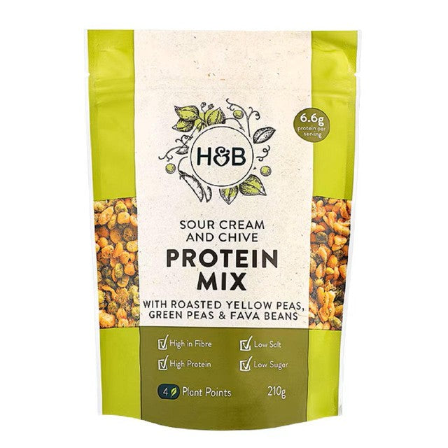 Holland & Barrett sour cream and chive protein mix 210g, UK version