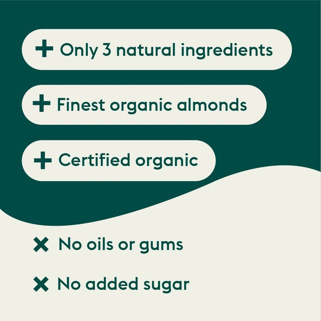 Plenish organic almond unsweetened drink 1L, imported from the UK