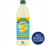 Robinsons lemon squash 1L bottle, imported from the UK