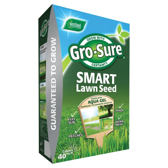 Semences de gazon intelligentes Gro Sure 40 m², version Royaume-Uni