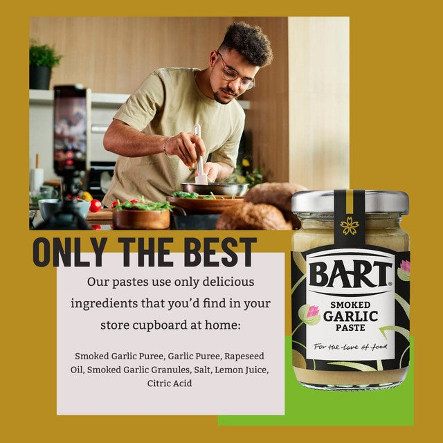 Bart smoked garlic paste, imported from the UK