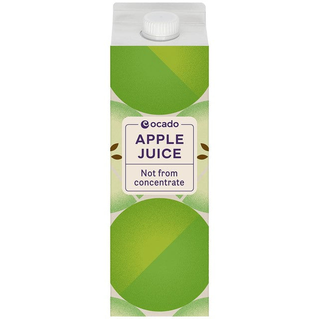 Ocado apple juice not from concentrate 1L, imported from the UK
