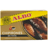 Albo Chipirones stuffed squid in ink sauce - British product