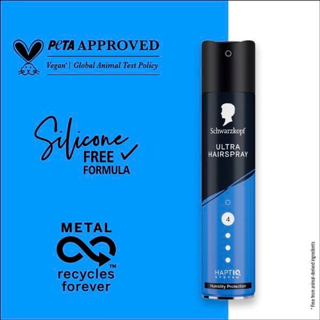 Schwarzkopf Ultra hairspray 250ml (British brand)