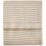 M&S neutral two tone knitted throw 130x170cm, imported from the UK