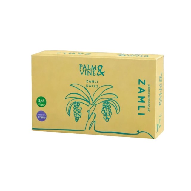 Palm & Vine Zamli Dates box, UK version