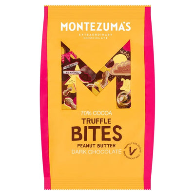 M&S Montezuma's 70% Dark Chocolate Peanut Butter Truffle Bites Chocolate Truffles 120g- Buy online at McGrocer