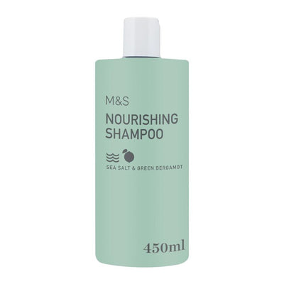 M&S M&S Nourishing Shampoo Sea Salt & Green Bergamot 450ml- Buy online at McGrocer