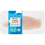 Ocado basa fillets skinless and boneless 250g, imported from the UK