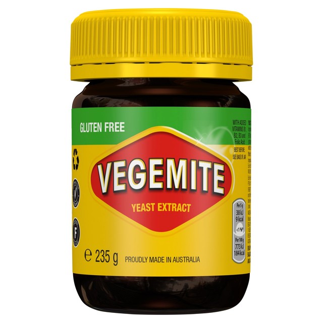 Vegemite Gluten Free yeast extract spread 235g (British brand)