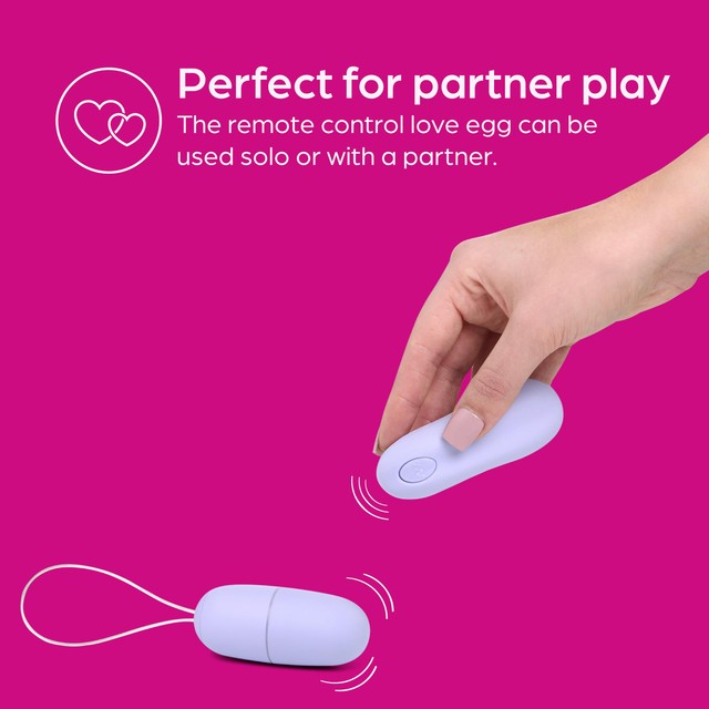 So Divine pearl remote control love egg (British brand)