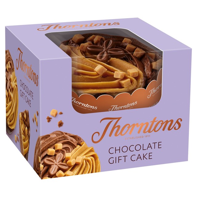 Thorntons chocolate sponge gift cake 293g (British brand)