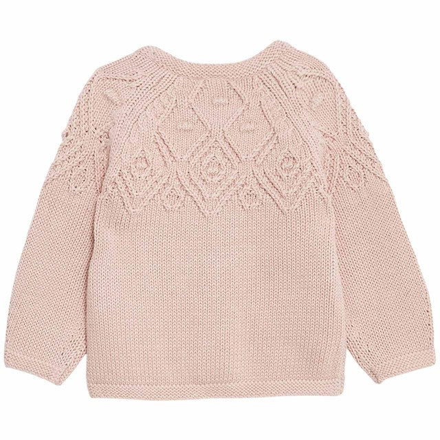 M&S cardigan pink 9-12 months, imported from the UK