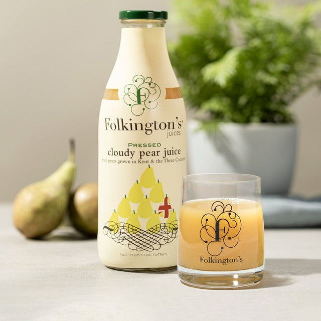Folkington's Cloudy Pear Juice 1000ml - British product