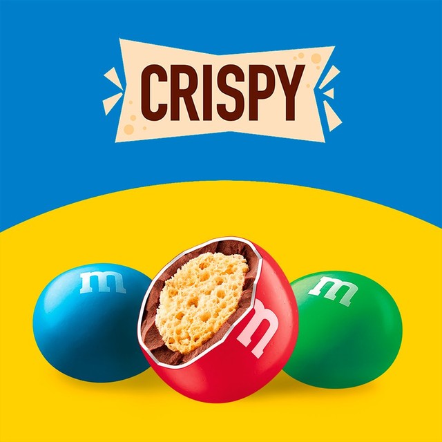 M&M's Crispy Milk Chocolate Party Mix 675g, imported from the UK