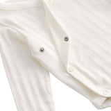 M&S girls pure cotton wrap bodysuits in khaki, size 9-12 months, 3-pack, imported from the UK