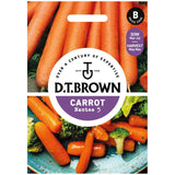 Mr Fothergills D.T. Brown Carrot Nantes seeds 1500 count, imported from the UK