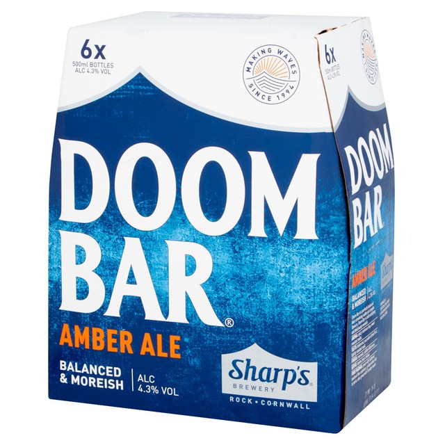 Sharps Doom Bar Amber Ale Bier 6 x 500ml (britische Marke)