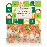 Ocado frozen stir fry mix 650g, imported from the UK