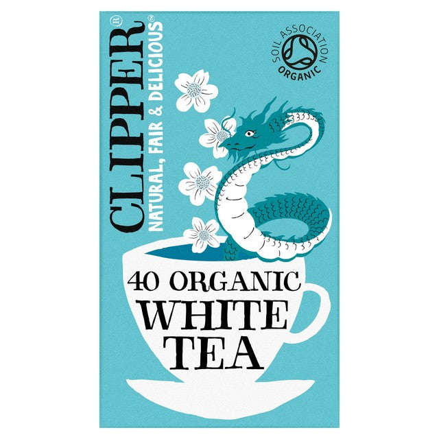 Clipper white tea bags 40 pack - British product