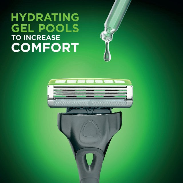 Wilkinson Sword Hydro 3 Skin Protection men's razor with 9 blades, UK version
