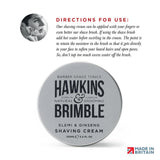 Hawkins & Brimble shaving cream 100ml, UK version