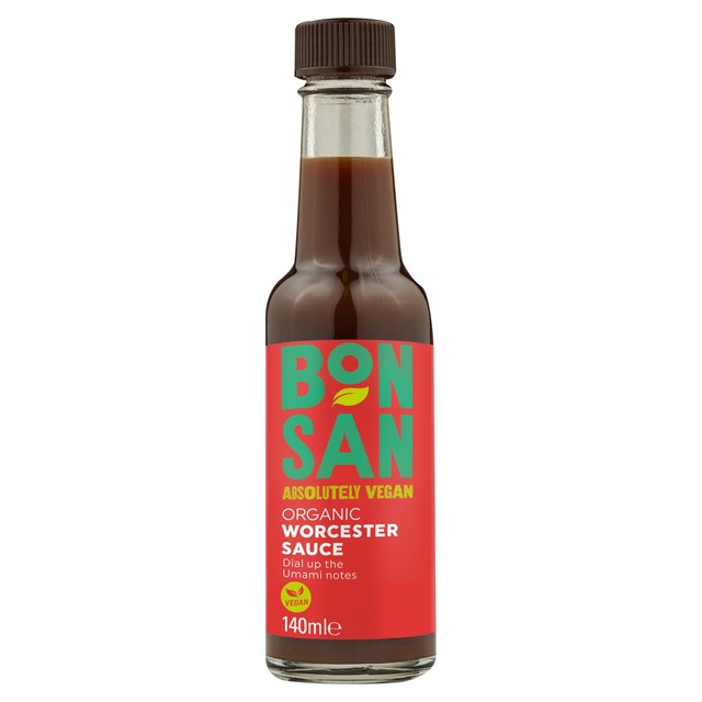 Bonsan organic vegan Worcester sauce 140ml - British product